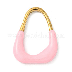 304 Stainless Steel Enamel Teardrop Pendants&nbsp;STAS-U056-05G