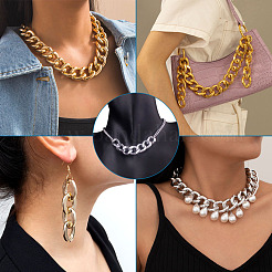 Handmade Plastic Curb Chains&nbsp;AJEW-FW0001-01