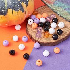 Halloween Theme Transparent & Opaque Acrylic Beads&nbsp;MACR-YW0002-77