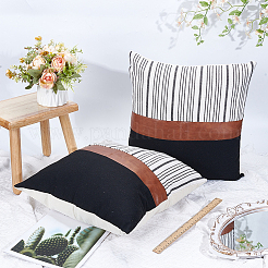 Square Imitation Leather Pillow Case&nbsp;AJEW-WH20006-406A