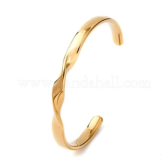 304 Stainless Steel Cuff Bangles for Women&nbsp;BJEW-D361-03G