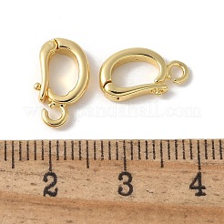 Brass Micro Pave Cubic Zirconia Pendants Bails&nbsp;LS-KK-D324-18G