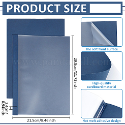Rectangle PET Hot Melt Binding Cover&nbsp;AJEW-WH0410-215B