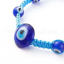Adjustable Nylon Thread Braided Bead Bracelets&nbsp;BJEW-JB06067-01