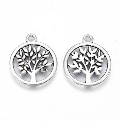 Tibetan Style Alloy Pendants&nbsp;X-TIBE-S323-022AS-RS