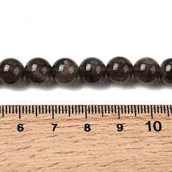 Natural Smoky Quartz Beads Strands&nbsp;G-B167-A09-8mm