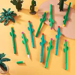 15Pcs 3 Colors Cactus Rubber Gel Pen&nbsp;AJEW-TA0002-67