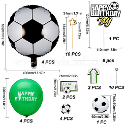 Football Paper Cake Toppers&nbsp;AJEW-SC0002-75