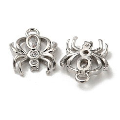 Brass Micro Pave Cubic Zirconia Charms&nbsp;KK-Q809-01P