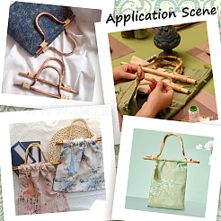 Rattan Arch Shaped Bag Handles&nbsp;FIND-WH20033-017A