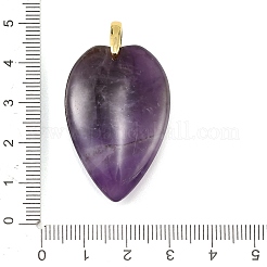 Natural Amethyst Pendants&nbsp;G-G470-02G-06