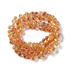 Electroplate Glass Beads Strands&nbsp;EGLA-L031-FR01