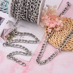 Tarnish Resistant 304 Stainless Steel Mother-Son Figaro Chains&nbsp;CHS-A003H-2.3NK