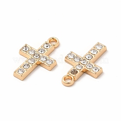 Rack Plating Eco-friendly Alloy Rhinestone Pendants&nbsp;FIND-A025-19G-01