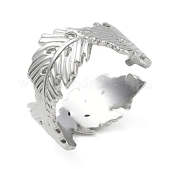 304 Stainless Steel Cuff Open Rings for Women&nbsp;RJEW-L341-02E-P