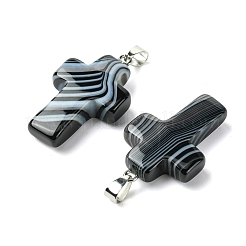 Natural Banded Agate Pendants&nbsp;GG-K002-11G