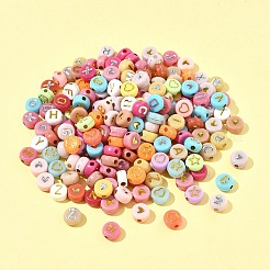 200Pcs Opaque Acrylic Beads&nbsp;PACR-FS0001-03