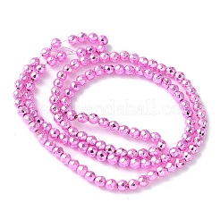 Baking Paint Synthetic Non-Magnetic Hematite Beads Strands&nbsp;G-H020-K01-07