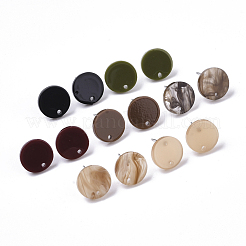 Cellulose Acetate(Resin) Stud Earring Findings&nbsp;KY-R022-018