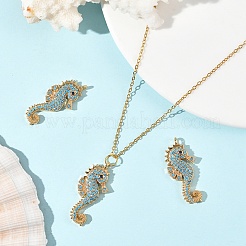SHEGRACE Brass Synthetic Turquoise Pendants&nbsp;XGRQ5K388-839G
