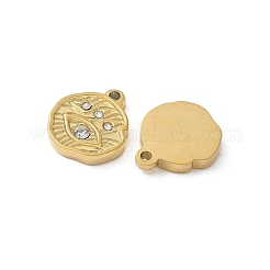 304 Stainless Steel Rhinestone Pendants&nbsp;STAS-Z122-42G
