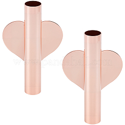 2Pcs Heart Wall Mounted Flower Tube&nbsp;FIND-GF0008-61RG