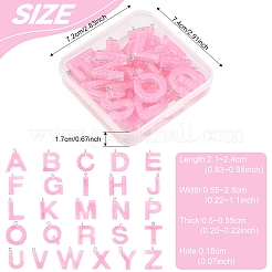 26Pcs 26 Styles Luminous Resin Pendants&nbsp;RESI-FS0001-98
