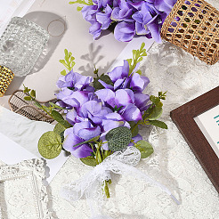 12Pcs Silk Fabric & Plastic Simulation Hyacinth&nbsp;AJEW-SC0031-57