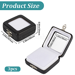 3Pcs PU Imitation Leather Loose Diamond Boxes&nbsp;CON-GF0001-14