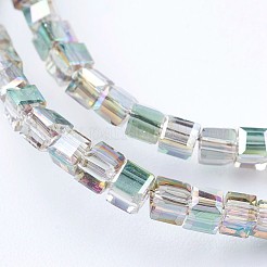 Electroplate Glass Beads Strands&nbsp;X-EGLA-F121-HP-A02