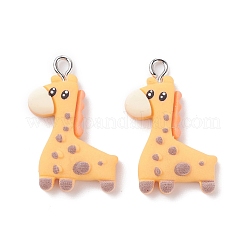 Opaque Resin Pendants&nbsp;RESI-F030-16