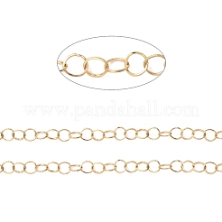 PVD Vacuum Plating 304 Stainless Steel Rolo Chains&nbsp;CHS-F011-05A-G