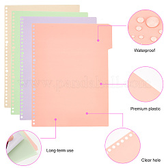 A4 PP Plastic Binder Index Divider Sheets&nbsp;FIND-WH0037-03B