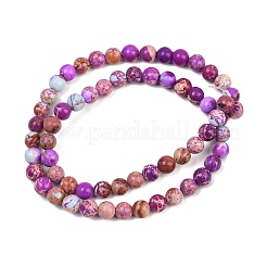 Natural Imperial Jasper Beads Strands&nbsp;G-I122-6mm-16