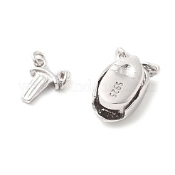 925 Sterling Silver Box Clasps&nbsp;STER-S013-04P