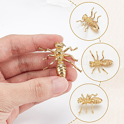 3Pcs 3 Styles Brass Display Decorations for Home Desktop Decoration&nbsp;DJEW-DR0001-07
