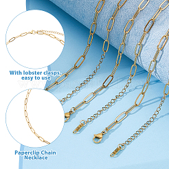 10Pcs 304 Stainless Steel Necklaces&nbsp;NJEW-HS00010