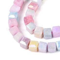 Anti-Tarnish Electroplate Glass Beads Strands&nbsp;X-GLAA-T025-4mm-10M
