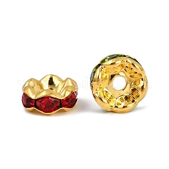 Brass Grade A Rhinestone Spacer Beads&nbsp;RSB030NFG