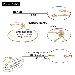 Rack Plating Eco-Friendly Brass Chain Bracelet Making&nbsp;KK-CJ0001-27