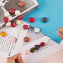 Opaque Acrylic Beads&nbsp;OACR-SZ0001-32