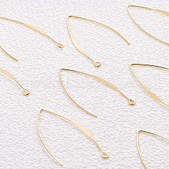 Brass Earring Hooks&nbsp;KK-BC0003-75G