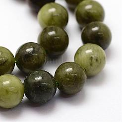 Natural Chinese Jade Beads Strands&nbsp;G-F363-8mm