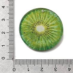 Transparent Printed Acrylic Pendants&nbsp;OACR-P033-06