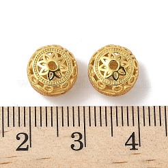 Matte Gold Color 925 Sterling Silver Beads&nbsp;STER-R014-10G