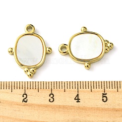 Ion Plating(IP) 304 Stainless Steel Pave Shell Pendants&nbsp;FIND-Z028-07G