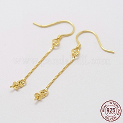 925 Sterling Silver Earring Hooks Findings&nbsp;STER-I014-31G