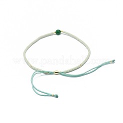 Adjustable Natural Agate Braided Bead Bracelets&nbsp;BJEW-F391-A15