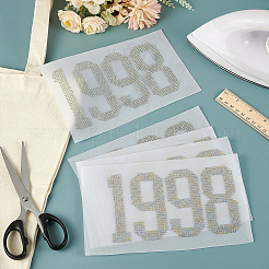 1998 Glass Hotfix Rhinestone&nbsp;DIY-WH0661-24