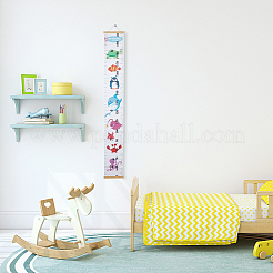 Aniaml Pattern Removable Height Chart for Kids&nbsp;AJEW-WH0165-70A
